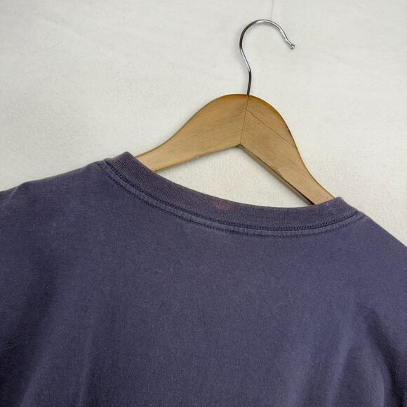 Vintage Marithe Girbaud Shirt men's XL Blue Graphic Baggy Hip Hop Oversized y2k - Picture 9 of 10